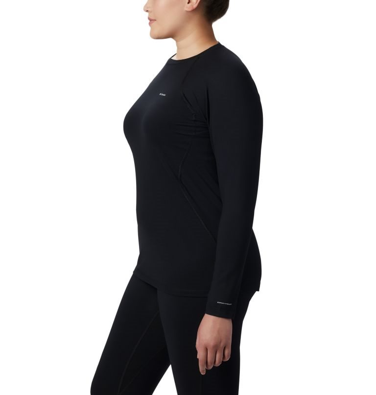 Columbia Midweight Stretch Long Sleeve Gensere Dame Svarte | Plus Size 19824Q